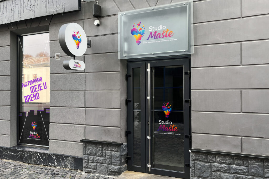 Brendiranje izloga – Studio Mašte
